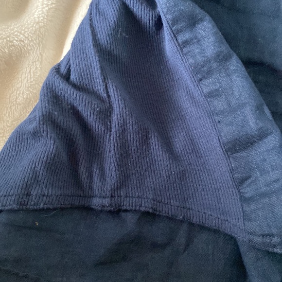 INC Blue Blouse with Crystal Buttons Medium - Picture 3 of 11